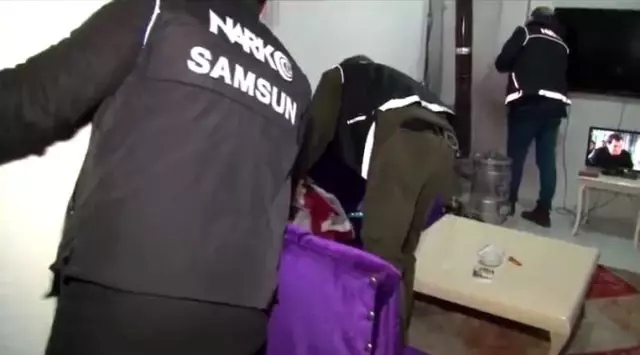 Samsun merkezli organize suç örgütü operasyonu: 57 gözaltı(2) Samsun merkezli organize suç örgütü operasyonu: 57 gözaltı(2)