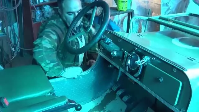 AFYONKARAHİSAR - Motosiklet tamircisi, atık malzemelerden mini cip yaptı AFYONKARAHİSAR - Motosiklet tamircisi, atık malzemelerden mini cip yaptı