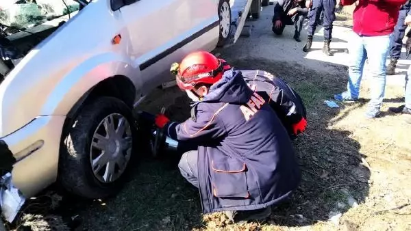 Bariyer ok gibi saplandı Bariyer ok gibi saplandı