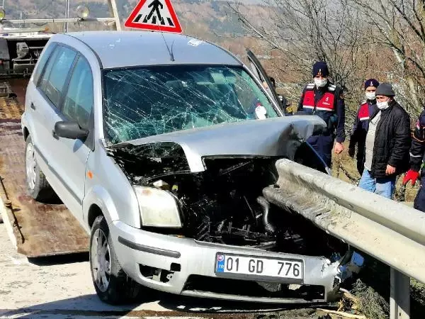 Bariyer ok gibi saplandı Bariyer ok gibi saplandı