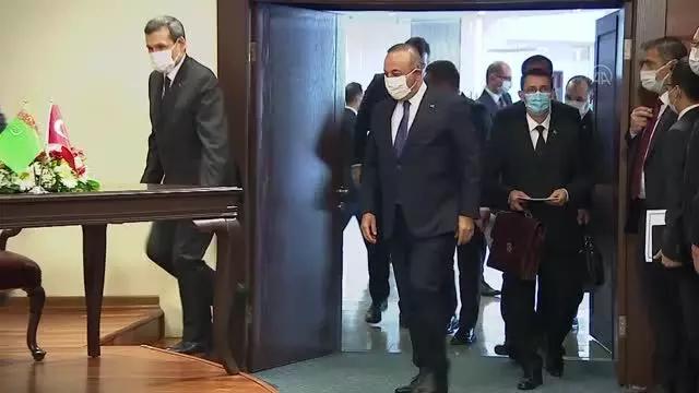 Dışişleri Bakanı Çavuşoğlu, Türkmenistan Dışişleri Bakanı Meredov'la ortak basın toplantısında konuştu Açıklaması Dışişleri Bakanı Çavuşoğlu, Türkmenistan Dışişleri Bakanı Meredov'la ortak basın toplantısında konuştu Açıklaması