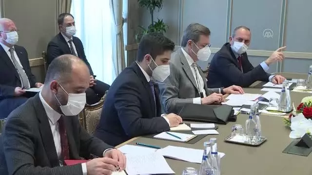 Son dakika haberi | Cumhurbaşkanı Yardımcısı Oktay, bakanlar Abdulhamit Gül, Murat Kurum ile TOBB Başkanı Hisarcıklıoğlu'nu kabul etti Son dakika haberi | Cumhurbaşkanı Yardımcısı Oktay, bakanlar Abdulhamit Gül, Murat Kurum ile TOBB Başkanı Hisarcıklıoğlu'nu kabul etti