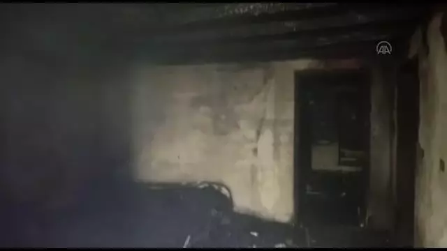 Evde çıkan yangında yaşlı çift hayatını kaybetti