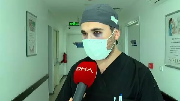 Tıp merkezinde hemşireyi dövüp, burnuna kafa attılar Tıp merkezinde hemşireyi dövüp, burnuna kafa attılar