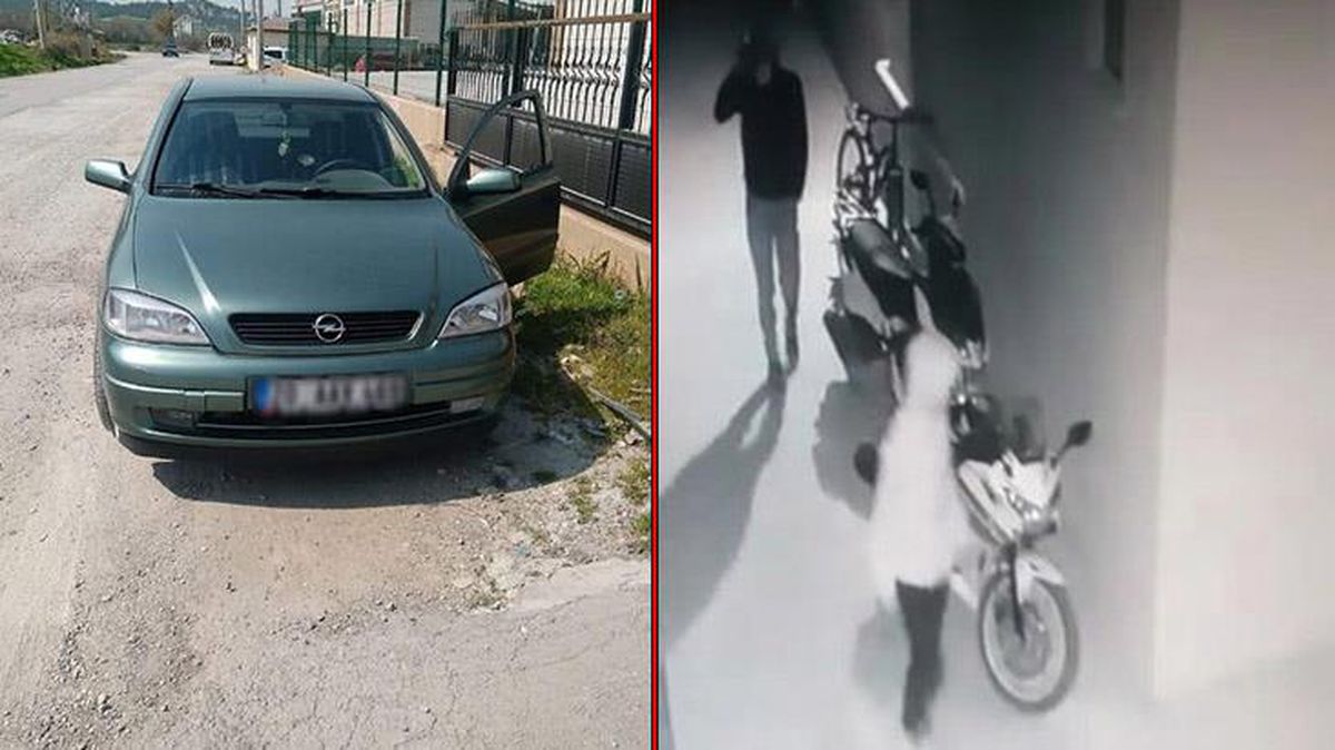 Hayırsız evlat 4 gün arayla babasının motoru ve arabasını çaldı