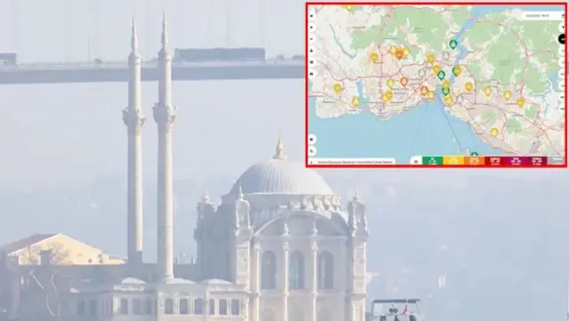 İstanbul'da korkutan görüntü! Hava kirliliği Sultangazi, Aksaray, Esenler, Bağcılar ve Kadıköy'de 'hassas' seviyeye ulaştı İstanbul'da korkutan görüntü! Hava kirliliği Sultangazi, Aksaray, Esenler, Bağcılar ve Kadıköy'de 'hassas' seviyeye ulaştı