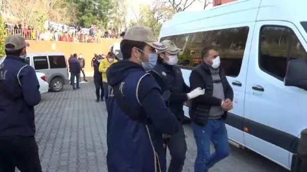 Karabük merkezli 8 ildeki suç örgütü operasyonunda 12 şüpheli tutuklandı Karabük merkezli 8 ildeki suç örgütü operasyonunda 12 şüpheli tutuklandı