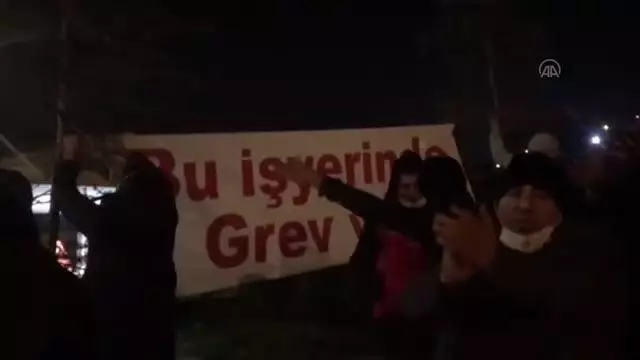 Maltepe Belediyesinde işçiler greve başladı Maltepe Belediyesinde işçiler greve başladı