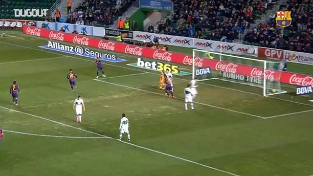 Neymar'ın Elche'ye Attığı Harika Vole Golü Neymar'ın Elche'ye Attığı Harika Vole Golü