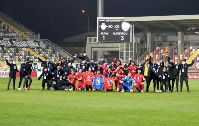 TFF 1. Lig: Altay: 1 Altınordu: 3 TFF 1. Lig: Altay: 1 Altınordu: 3