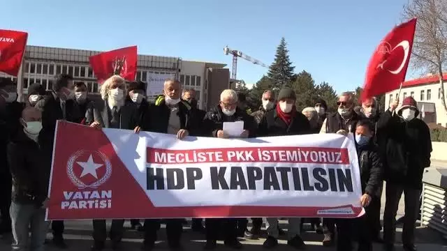 Vatan Partisi'nden HDP'nin kapatılması çağrısı Vatan Partisi'nden HDP'nin kapatılması çağrısı