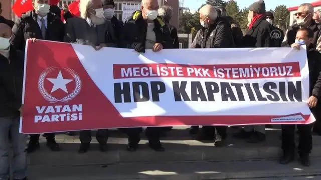 Vatan Partisi'nden HDP'nin kapatılması çağrısı Vatan Partisi'nden HDP'nin kapatılması çağrısı