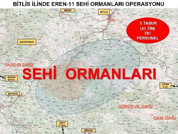 Son dakika: Bitlis ve Siirt'te 'Eren-11 Sehi Ormanları' operasyonu başlatıldı Son dakika: Bitlis ve Siirt'te 'Eren-11 Sehi Ormanları' operasyonu başlatıldı