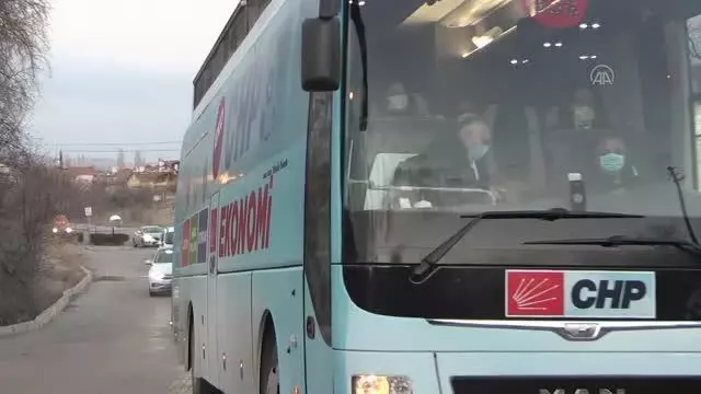 CHP Ekonomi Masası Heyeti Avanos'ta yer altı seramik müzesini gezdi CHP Ekonomi Masası Heyeti Avanos'ta yer altı seramik müzesini gezdi