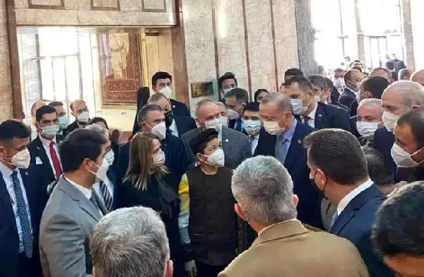 Çoban Şevki, Cumhurbaşkanı Erdoğan ile bir araya geldi Çoban Şevki, Cumhurbaşkanı Erdoğan ile bir araya geldi