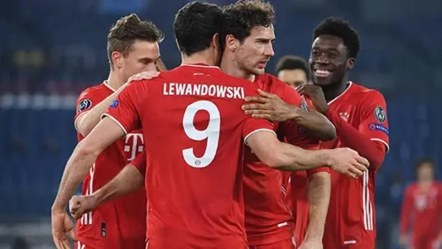 Lewandowski made the history of the Champions League on the night the away teams won