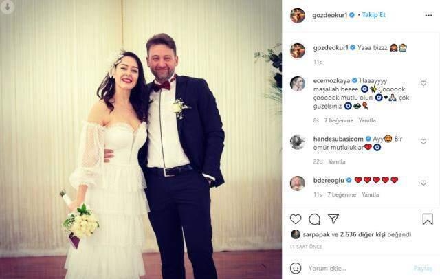 Oyuncu Gözde Okur, gençlik aşkıyla nikah masasına oturdu Oyuncu Gözde Okur, gençlik aşkıyla nikah masasına oturdu
