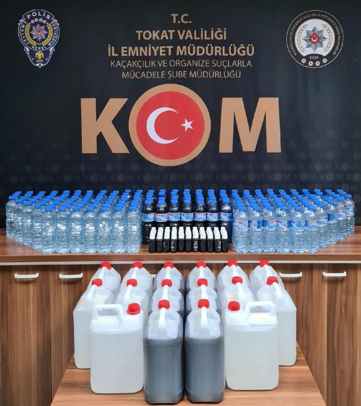 Son dakika haber... Tokat'ta sahte içki operasyonunda 8 gözaltı