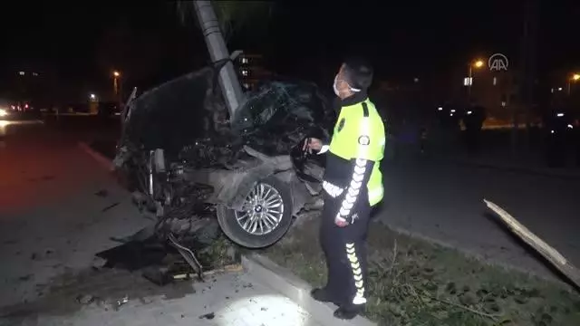 Trafik kazası: 1 yaralı Trafik kazası: 1 yaralı