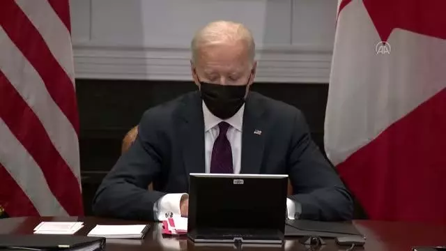 WASHINGTON - Biden ile Trudeau, çevrim içi ortak basın toplantısında 'iş birliğini artırma' sözü verdi WASHINGTON - Biden ile Trudeau, çevrim içi ortak basın toplantısında 'iş birliğini artırma' sözü verdi