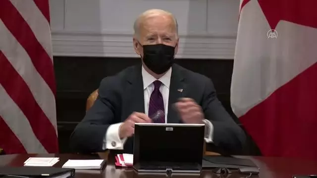 WASHINGTON - Biden ile Trudeau, çevrim içi ortak basın toplantısında 'iş birliğini artırma' sözü verdi WASHINGTON - Biden ile Trudeau, çevrim içi ortak basın toplantısında 'iş birliğini artırma' sözü verdi