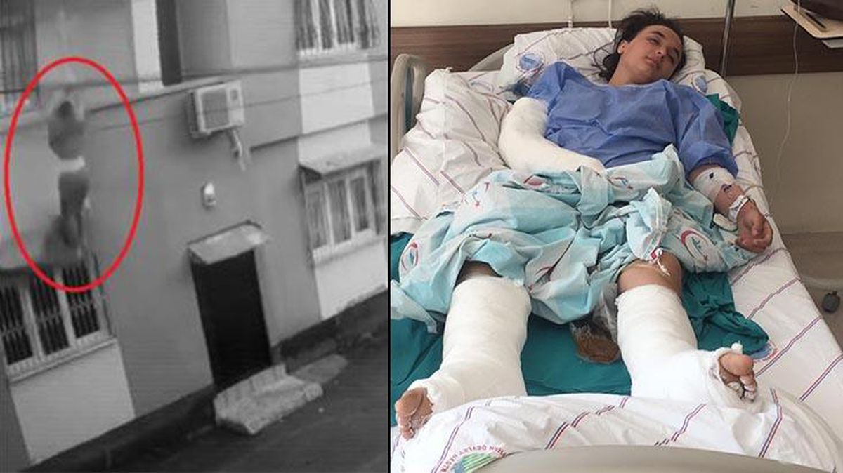 Dayak yediği için balkondan atlayan kadının kocasından şaka gibi savunma: Sakinleştirmek için kolunu ısırdım