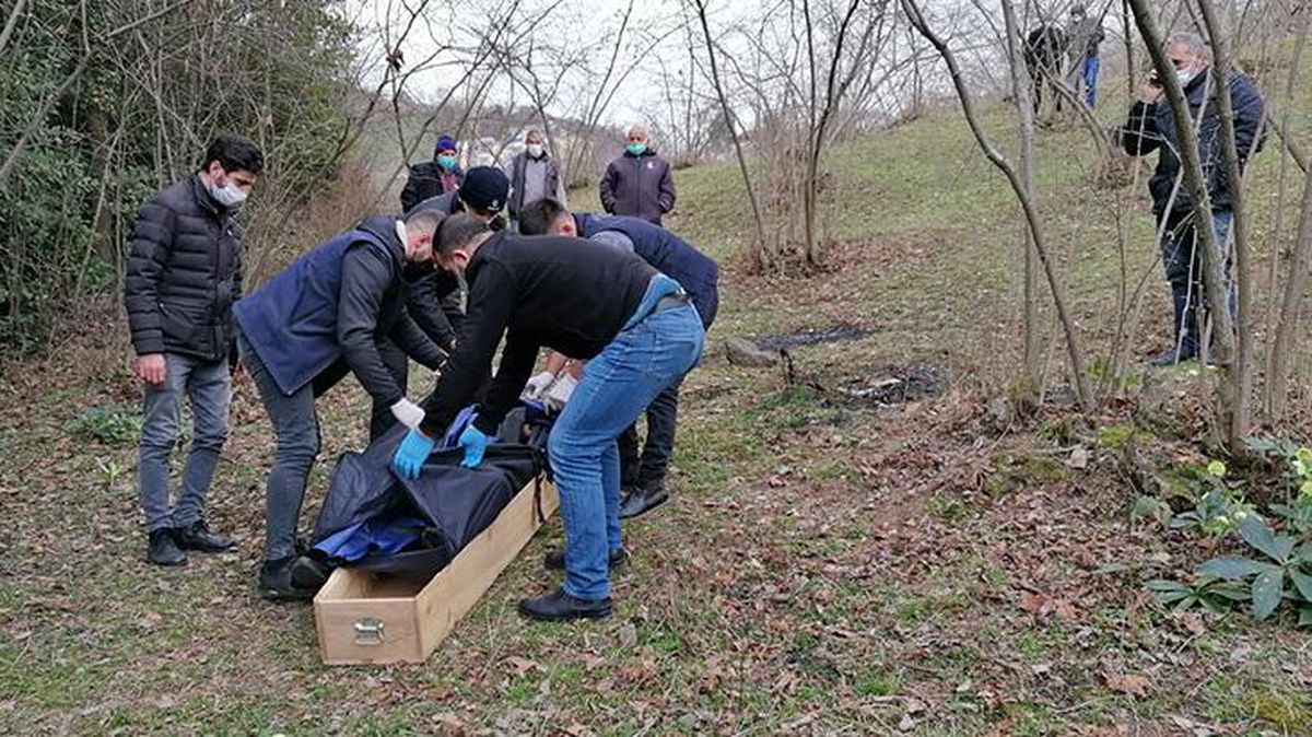 Gurbetçi, fındık bahçesinde benzinle kendini yaktı