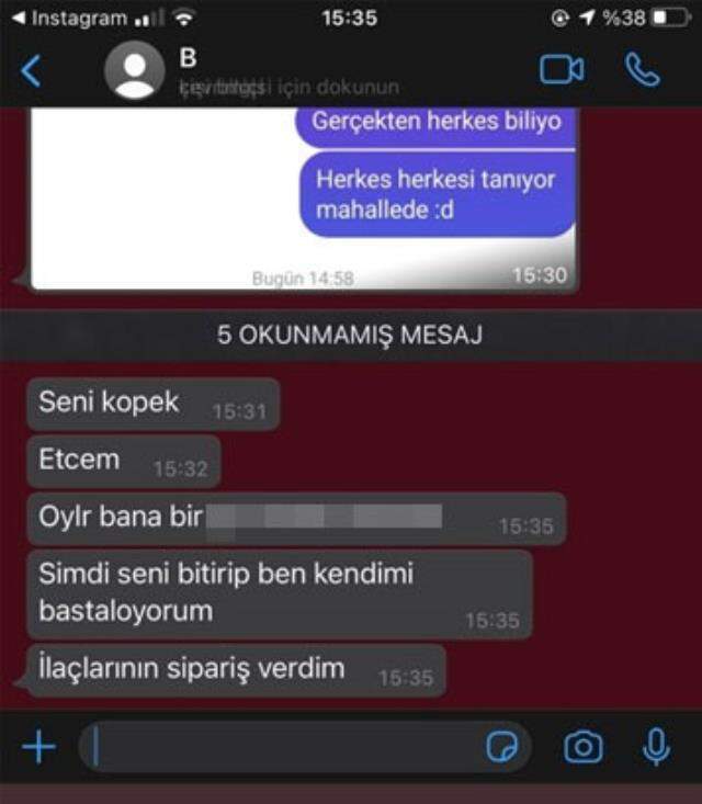 Sapkın eski sevgili, genç kızın hayatını kabusa çevirdi! Gözlerinin önünde kendini kesti