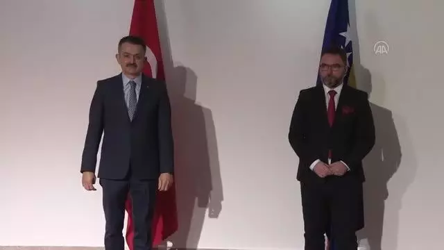 SARAYBOSNA - Pakdemirli-Kosarac ortak basın toplantısı SARAYBOSNA - Pakdemirli-Kosarac ortak basın toplantısı