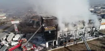 Ankara'da gıda şirketi deposu yandı