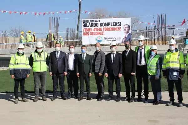 Ankara'da 'Uluslararası Bilardo Kompleksi'nin temeli atıldı Ankara'da 'Uluslararası Bilardo Kompleksi'nin temeli atıldı