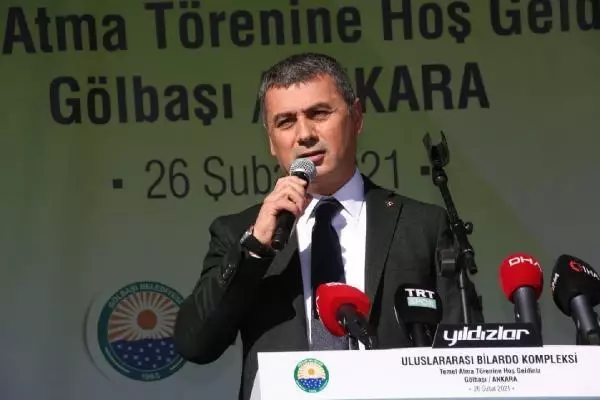 Ankara'da 'Uluslararası Bilardo Kompleksi'nin temeli atıldı Ankara'da 'Uluslararası Bilardo Kompleksi'nin temeli atıldı
