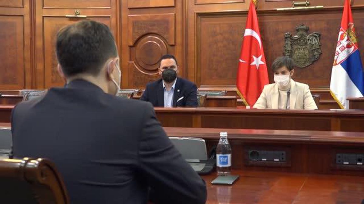 Sırbistan Başbakanı Brnabic, Türkiye'nin Belgrad Büyükelçisi Bilgiç'i kabul etti