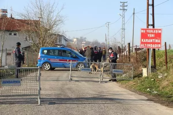 Zonguldak'ta mahalle karantinaya alındı Zonguldak'ta mahalle karantinaya alındı