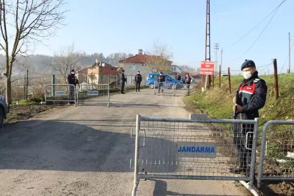 Zonguldak'ta mahalle karantinaya alındı Zonguldak'ta mahalle karantinaya alındı