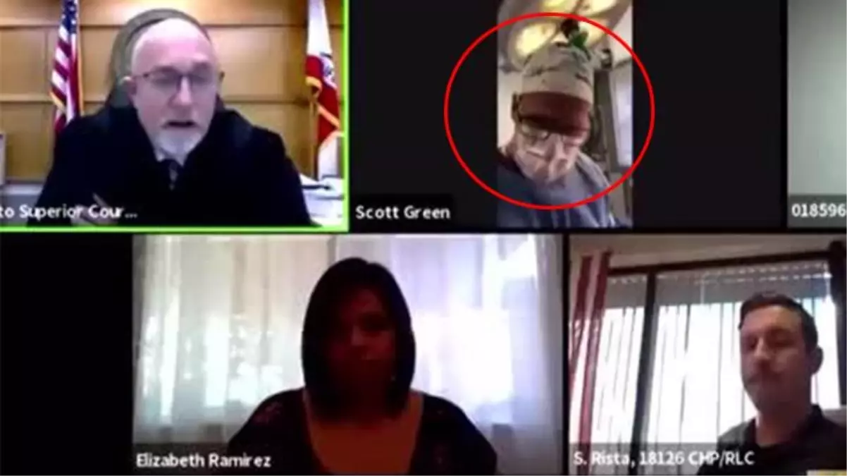 Hastasını ameliyat ederken duruşmaya katılan ABD'li doktor, mahkeme heyetini şoke etti