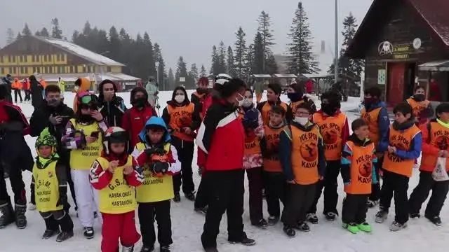 KASTAMONU - Mustafa Şahap Hancı Alp Disiplini Kayak Yarışmaları, Ilgaz Dağı'nda düzenlendi KASTAMONU - Mustafa Şahap Hancı Alp Disiplini Kayak Yarışmaları, Ilgaz Dağı'nda düzenlendi