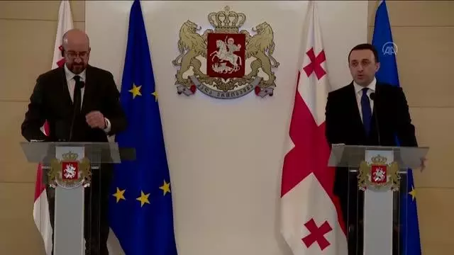 AB Konseyi Başkanı Charles Michel: 'AB, Gürcistan'ın toprak bütünlüğünü destekliyor' AB Konseyi Başkanı Charles Michel: 'AB, Gürcistan'ın toprak bütünlüğünü destekliyor'