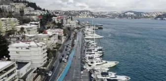 (Havadan fotoğraflarla) İstanbul Boğazı'ndaki sahiller tekne ve yat işgali altında