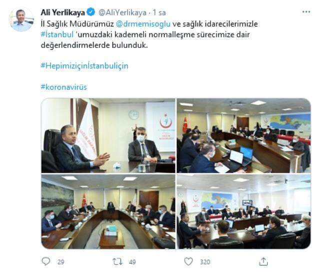 Kabine toplantısı öncesi İstanbulluları heyecanlandıran toplantı! Normalleşme süreci konuşuldu