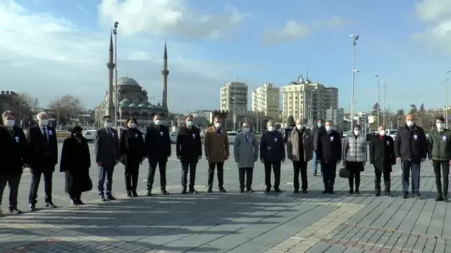 Kayseri'de 'Muhasebe Haftası' nedeni ile çelenk koyma töreni yapıldı Kayseri'de 'Muhasebe Haftası' nedeni ile çelenk koyma töreni yapıldı