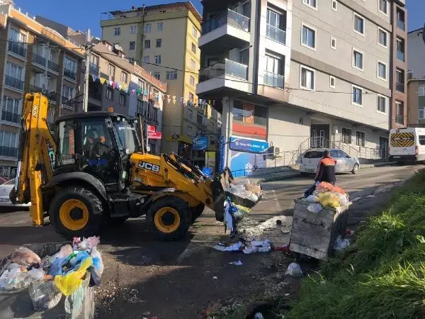 Maltepe sokakları temizlenmeye başlandı Maltepe sokakları temizlenmeye başlandı