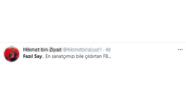 Samatta'nı Trabzonspor maçında kaçırdığı gol ünlü piyanist Fazıl Say'ı çileden çıkardı