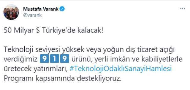 Yatırımı desteklenecek öncelikli ürünler için çağrı takvimi belli oldu