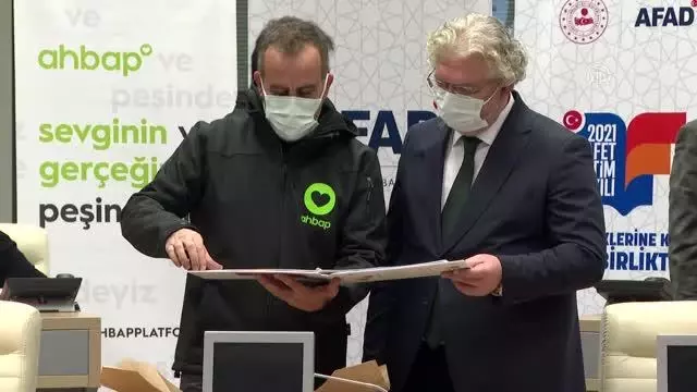 AFAD ile Ahbap Derneği arasında iş birliği protokolü imzalandı AFAD ile Ahbap Derneği arasında iş birliği protokolü imzalandı