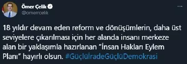 Son dakika haberi: AK Parti'li Çelik: İnsan Hakları Eylem Planı hayırlı olsun Son dakika haberi: AK Parti'li Çelik: İnsan Hakları Eylem Planı hayırlı olsun