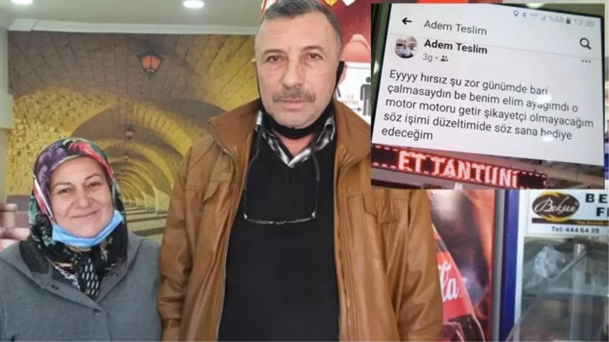Balıkesirli lokantacı, motorunu çalan hırsızın insafa gelmesini bekliyor: Motoru getir, söz işler düzelince hediye edeceğim