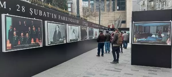 Beyoğlu'nda '28 Şubat'ı yaşadım 28 Şubat'ın farkındayım' fotoğraf sergisi açıldı Beyoğlu'nda '28 Şubat'ı yaşadım 28 Şubat'ın farkındayım' fotoğraf sergisi açıldı