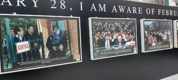 Beyoğlu'nda '28 Şubat'ı yaşadım 28 Şubat'ın farkındayım' fotoğraf sergisi açıldı Beyoğlu'nda '28 Şubat'ı yaşadım 28 Şubat'ın farkındayım' fotoğraf sergisi açıldı