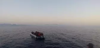 Bodrum'da 32 kaçak göçmen kurtarıldı